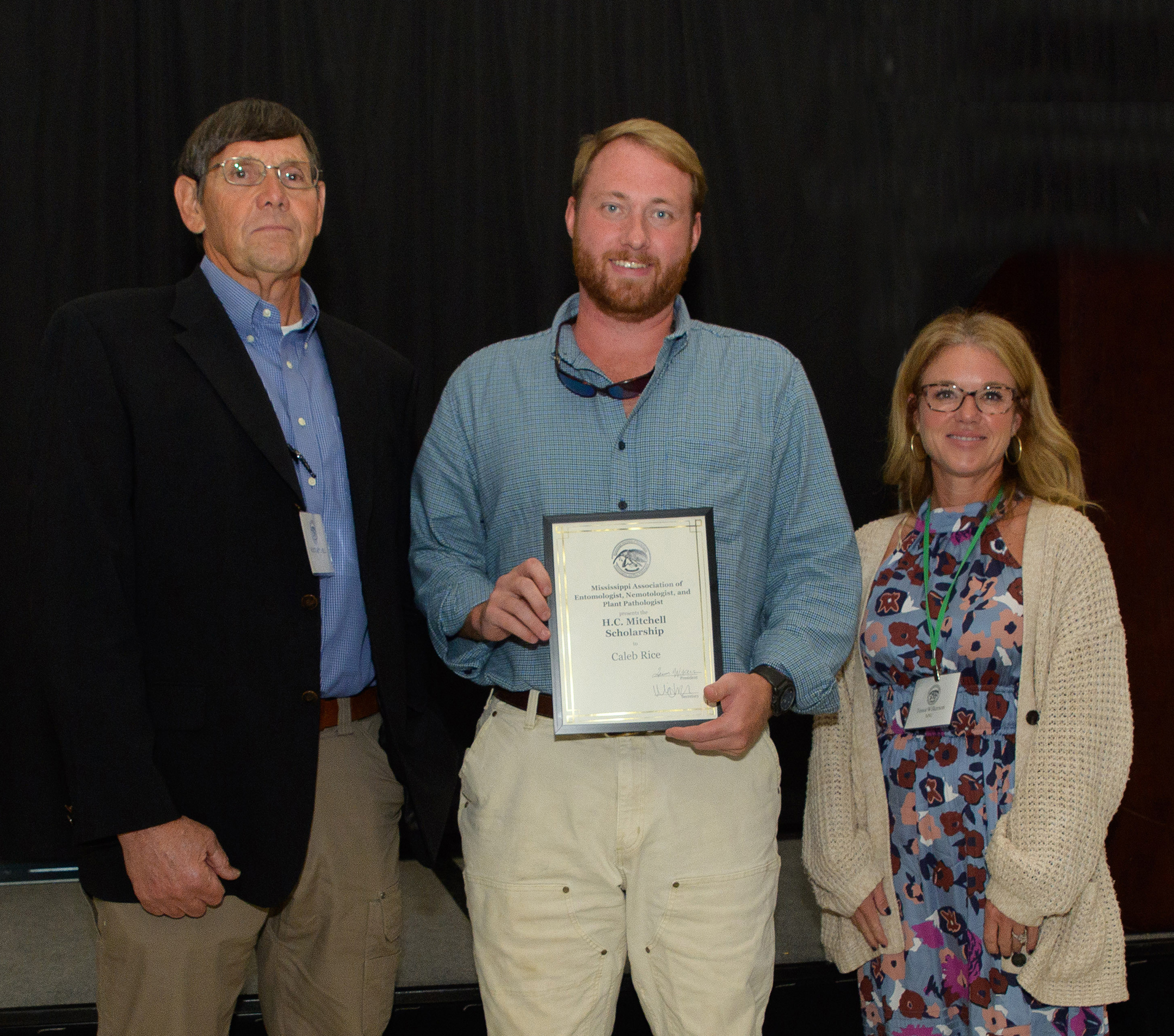 Caleb Rice Scholarship winner