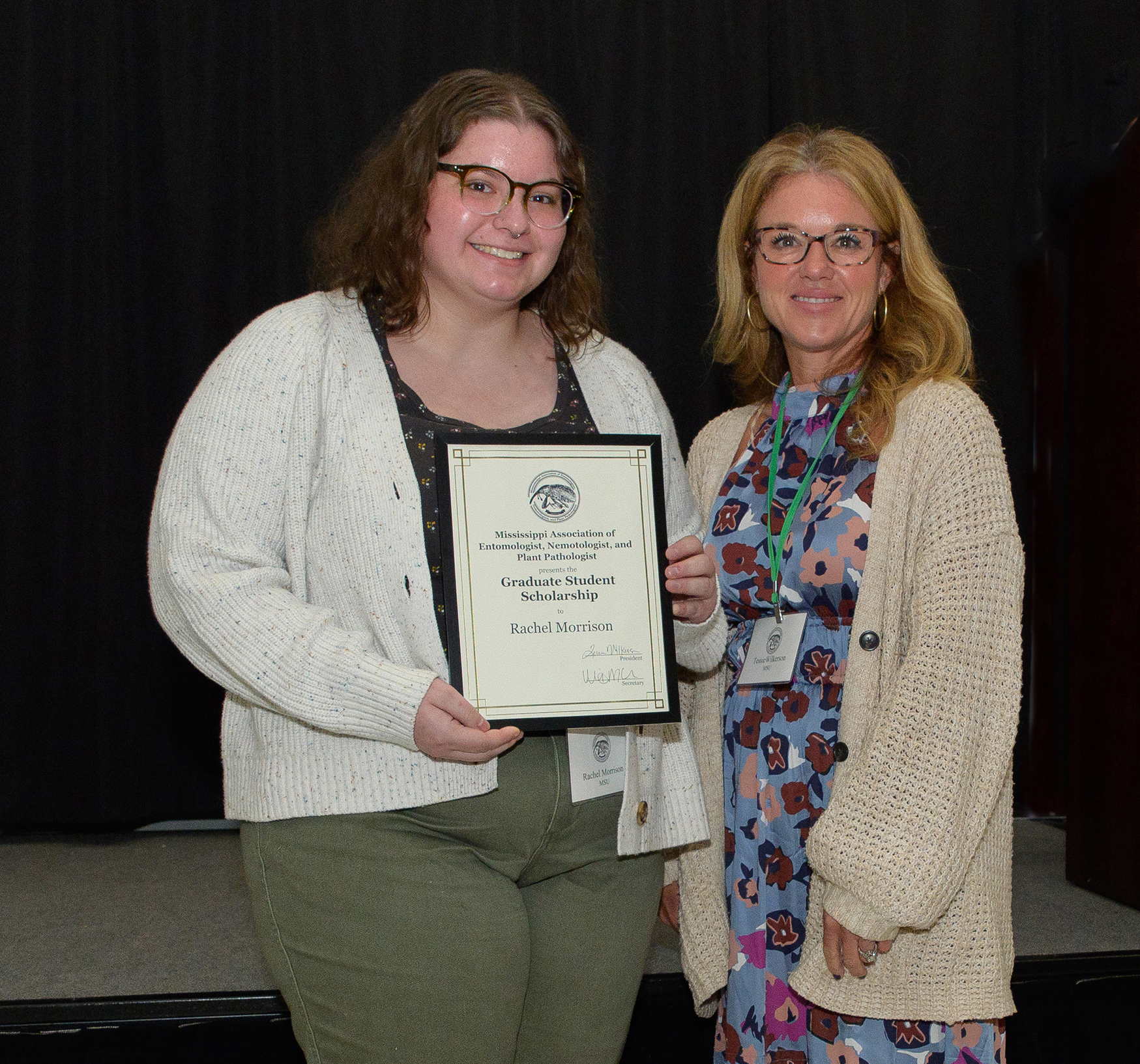 Rachel Morrison scholarship winner